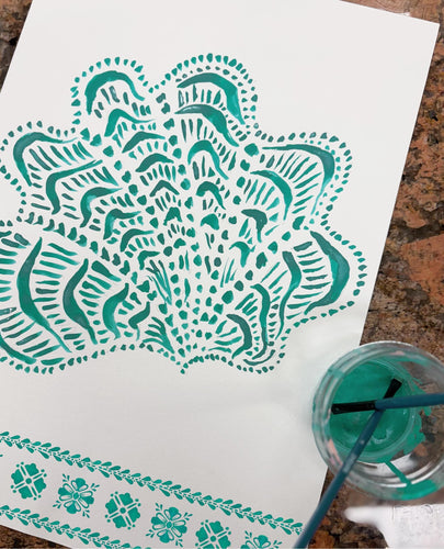 Behind The Brush Strokes: A glimpse into the inspiration and development of the Skye Print.