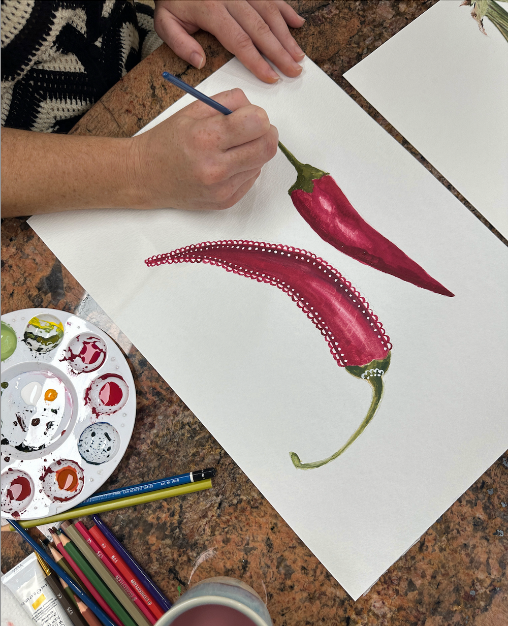 Behind The Brushstrokes: The Making Of Our Juanita Print