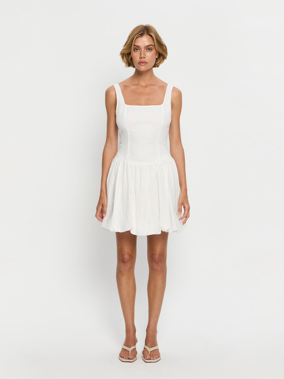 KIVARI Mini Dress White