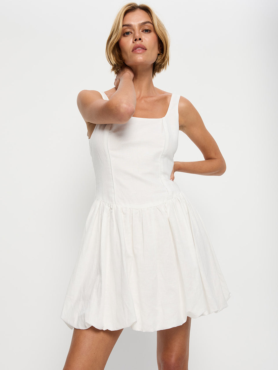 KIVARI Mini Dress White