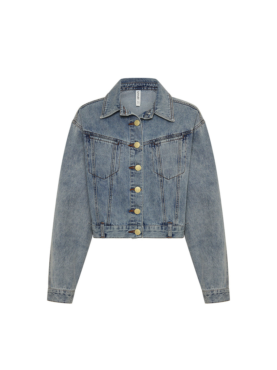 KIVARI Azalia Denim Jacket | Blue Denim Jacket