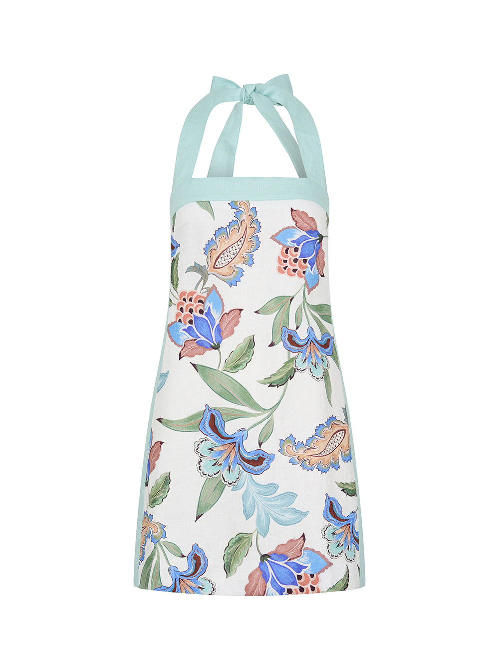 Azure Halter Mini Dress