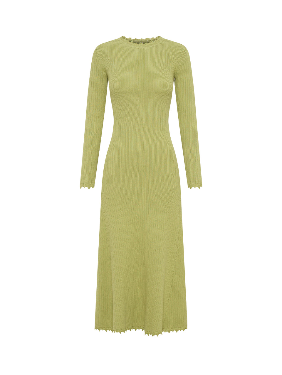 Diana Knit Dress KIVARI | Green Knit Dress