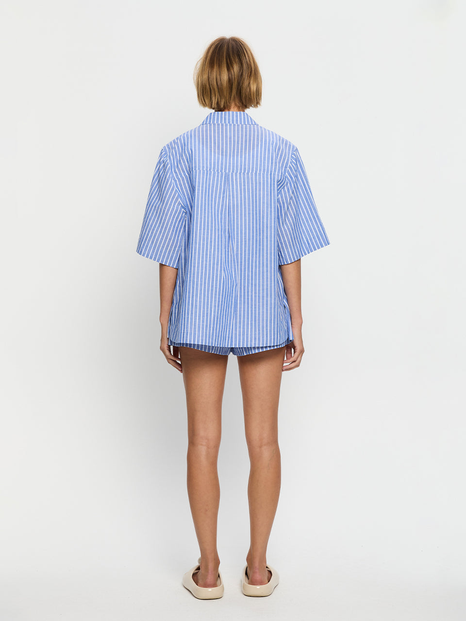 Elara Shirt - Blue Stripe