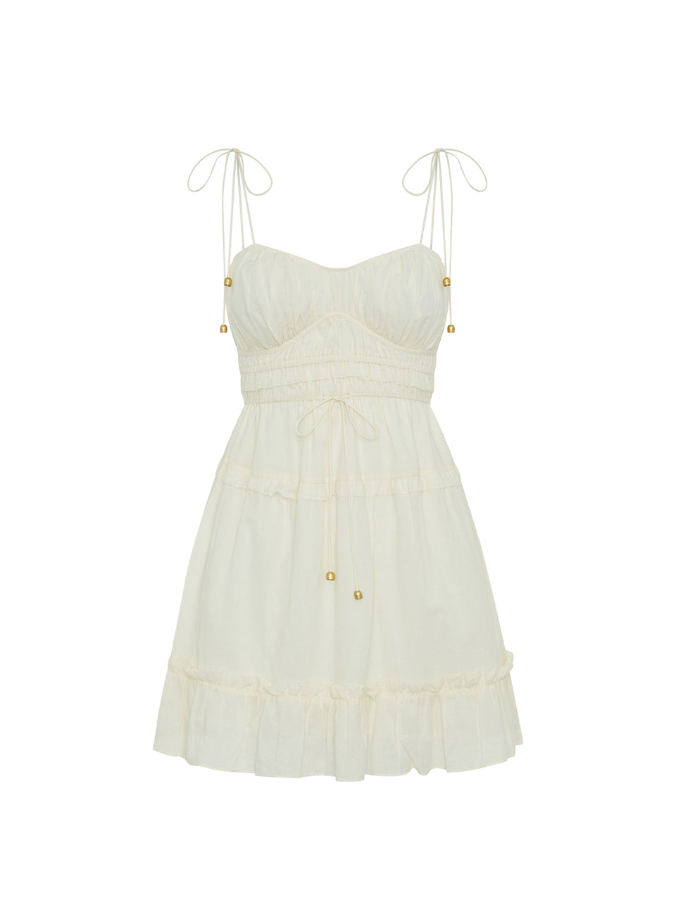 Hallie Mini Dress - Cream