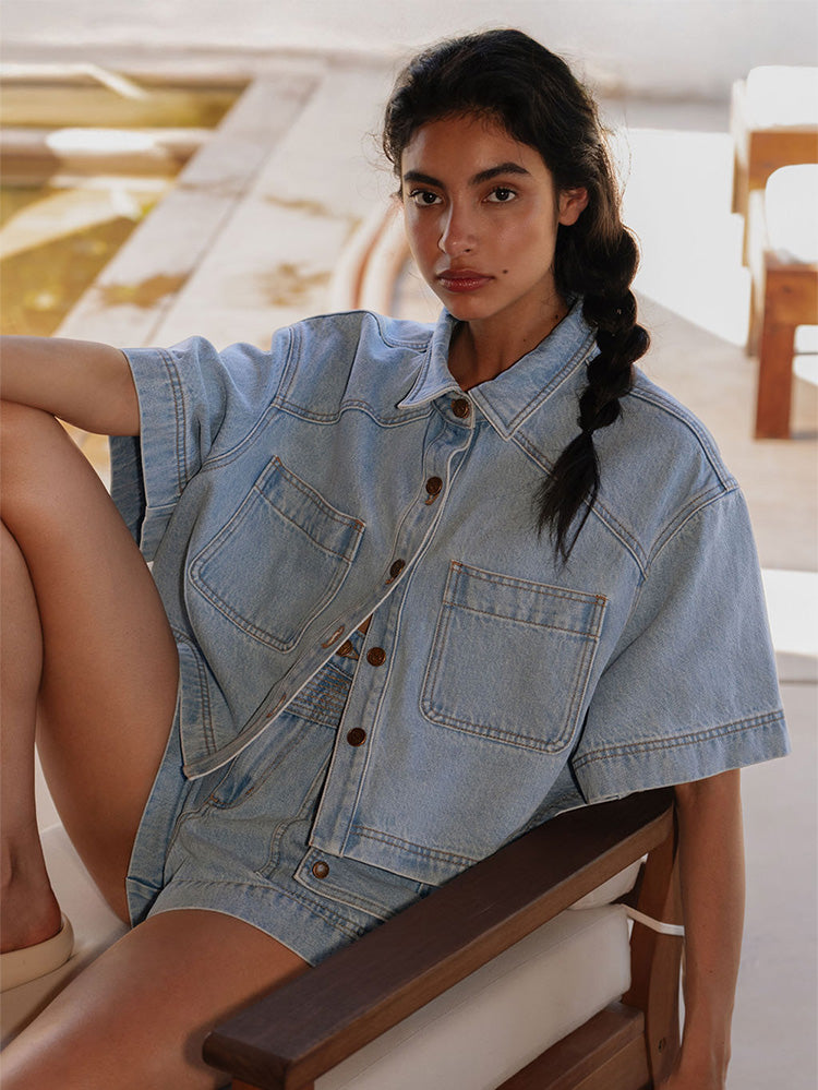 Hester Denim Shirt Campaign