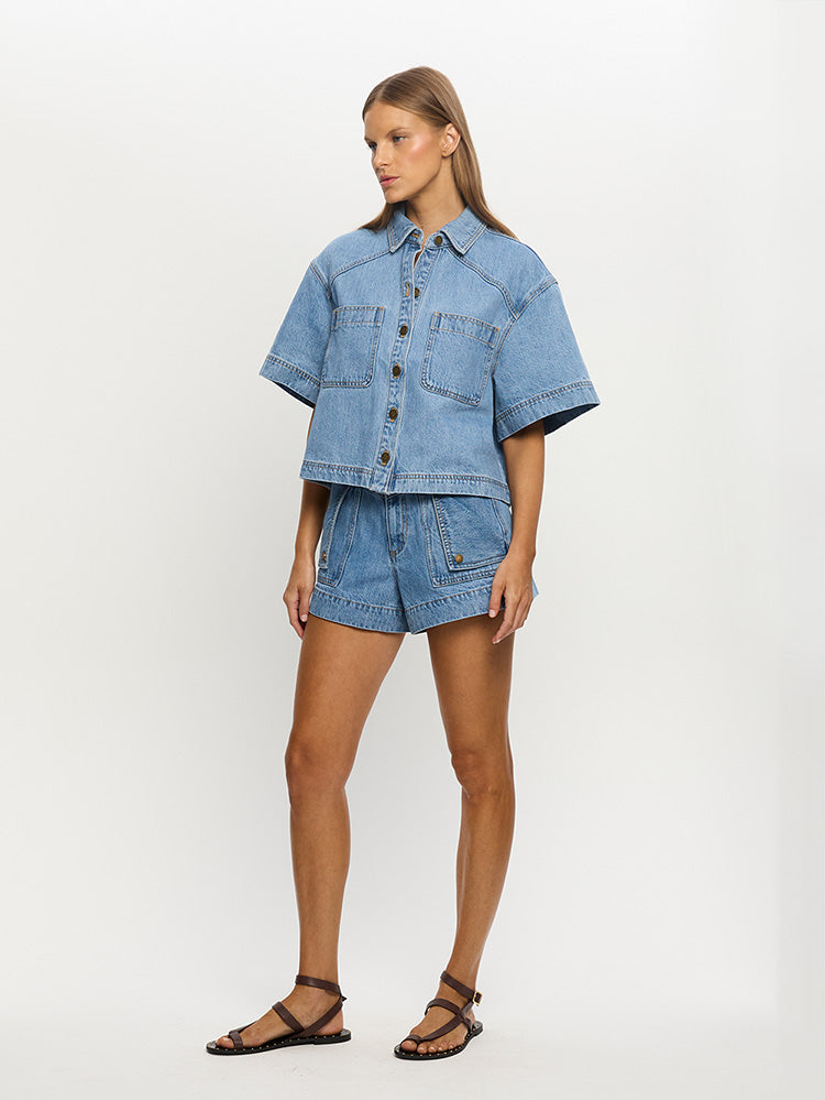 Hester Denim Shirt Side 03