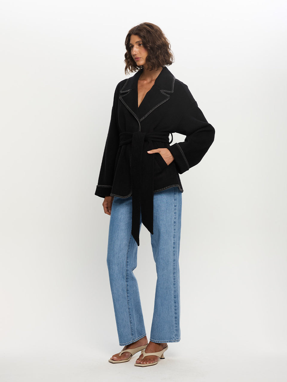 Josephina Coat Black Side 02