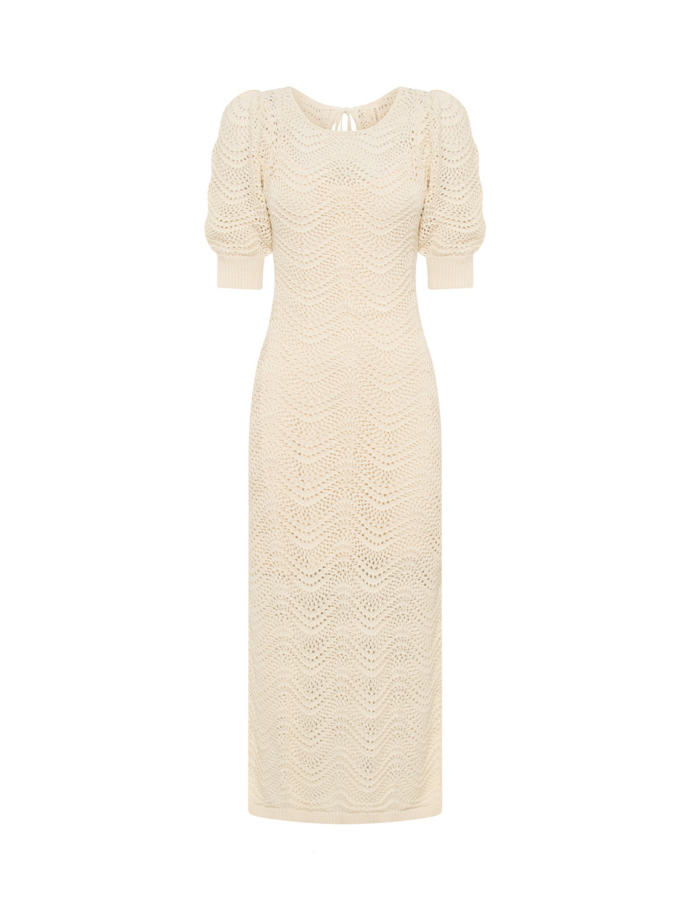 Mariana Knit Dress KIVARI | Cream knit dress