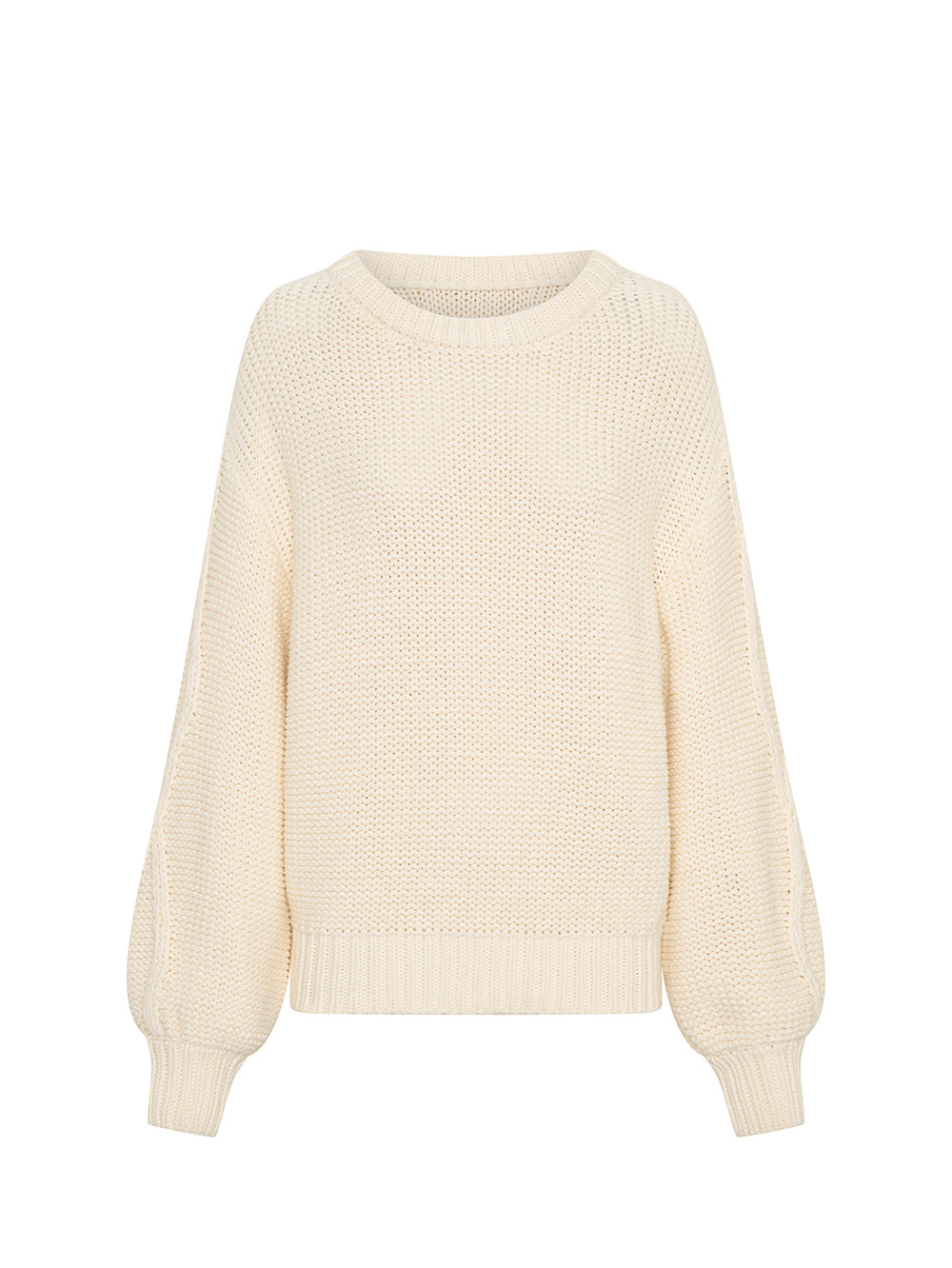 Olesia Knit Sweater - Cream