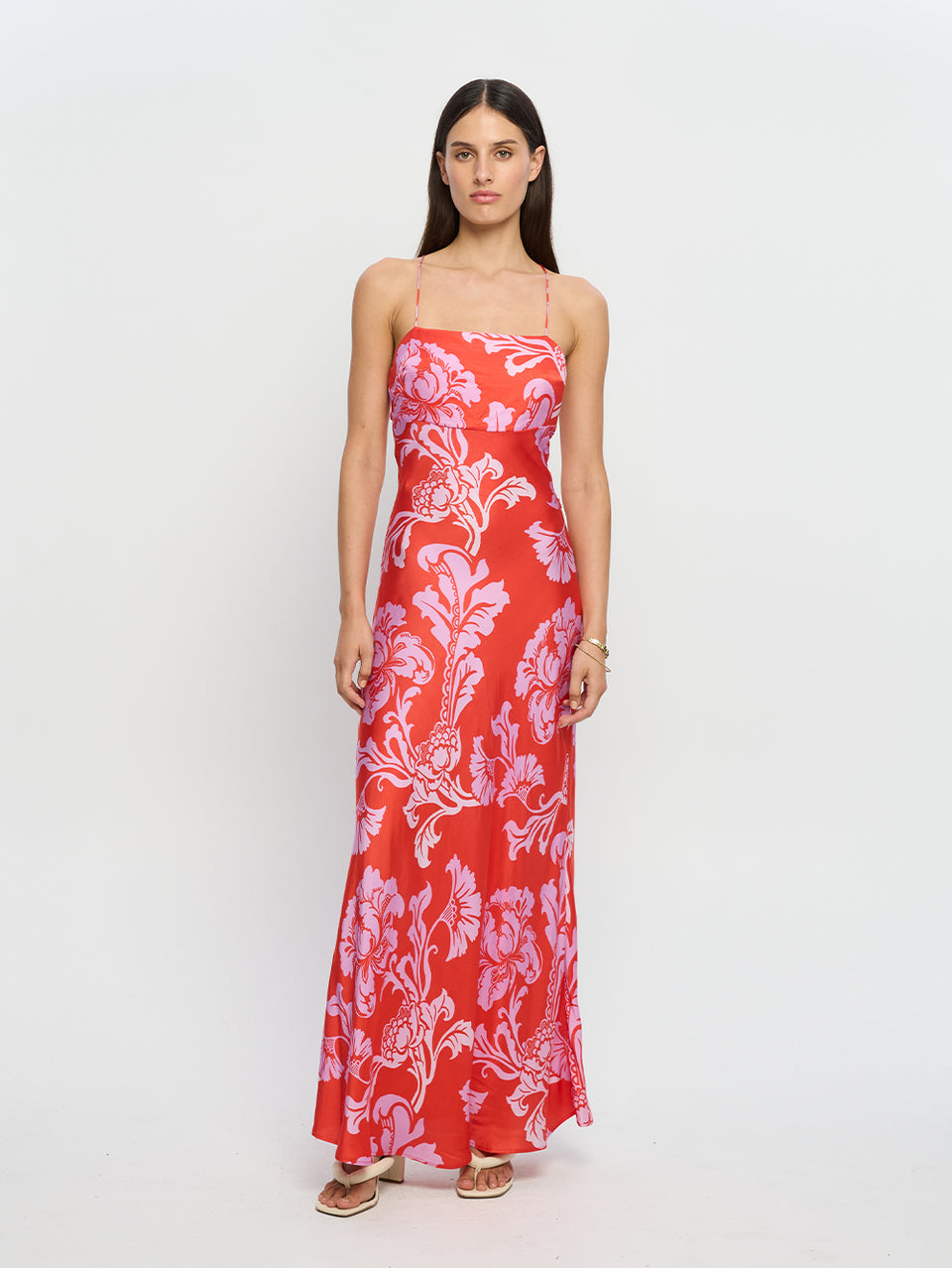 Olina Strappy Maxi Dress