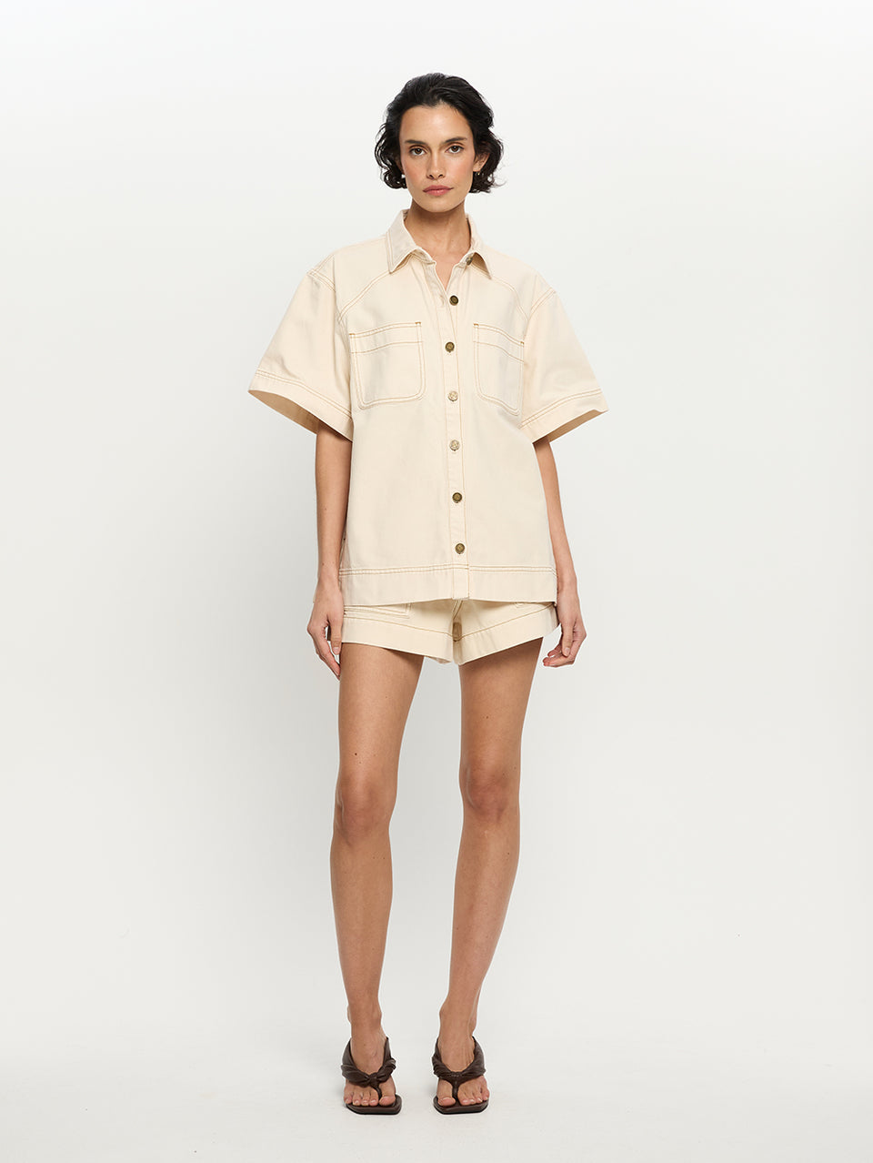 Paloma-Denim-Shirt-Cream-Front-01jpg