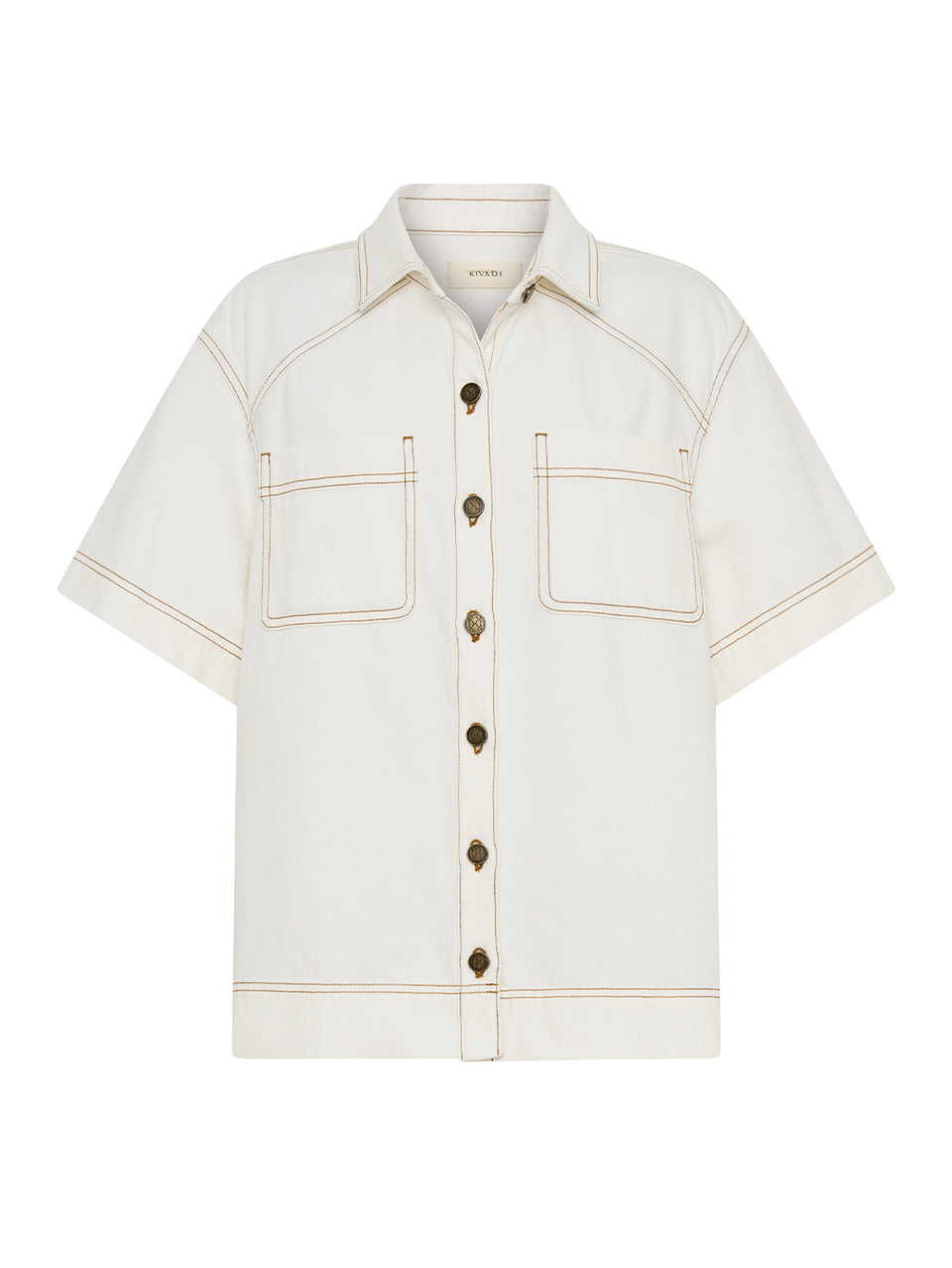 Paloma Denim Shirt - White