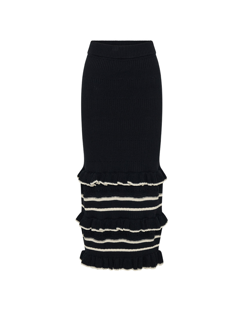 Rafaela-Knit-Skirt-Black-Ghostjpg