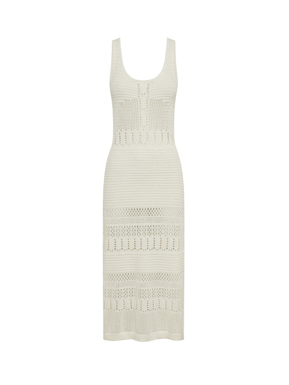 Riza Crochet Midi Dress