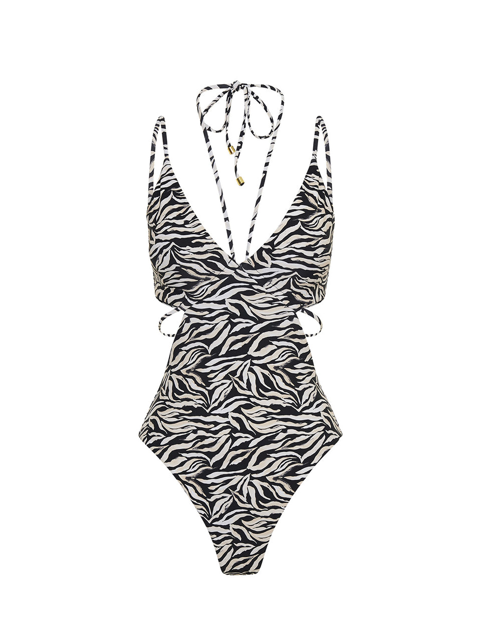 Zenya One Piece KIVARI | Zebra printed one piece