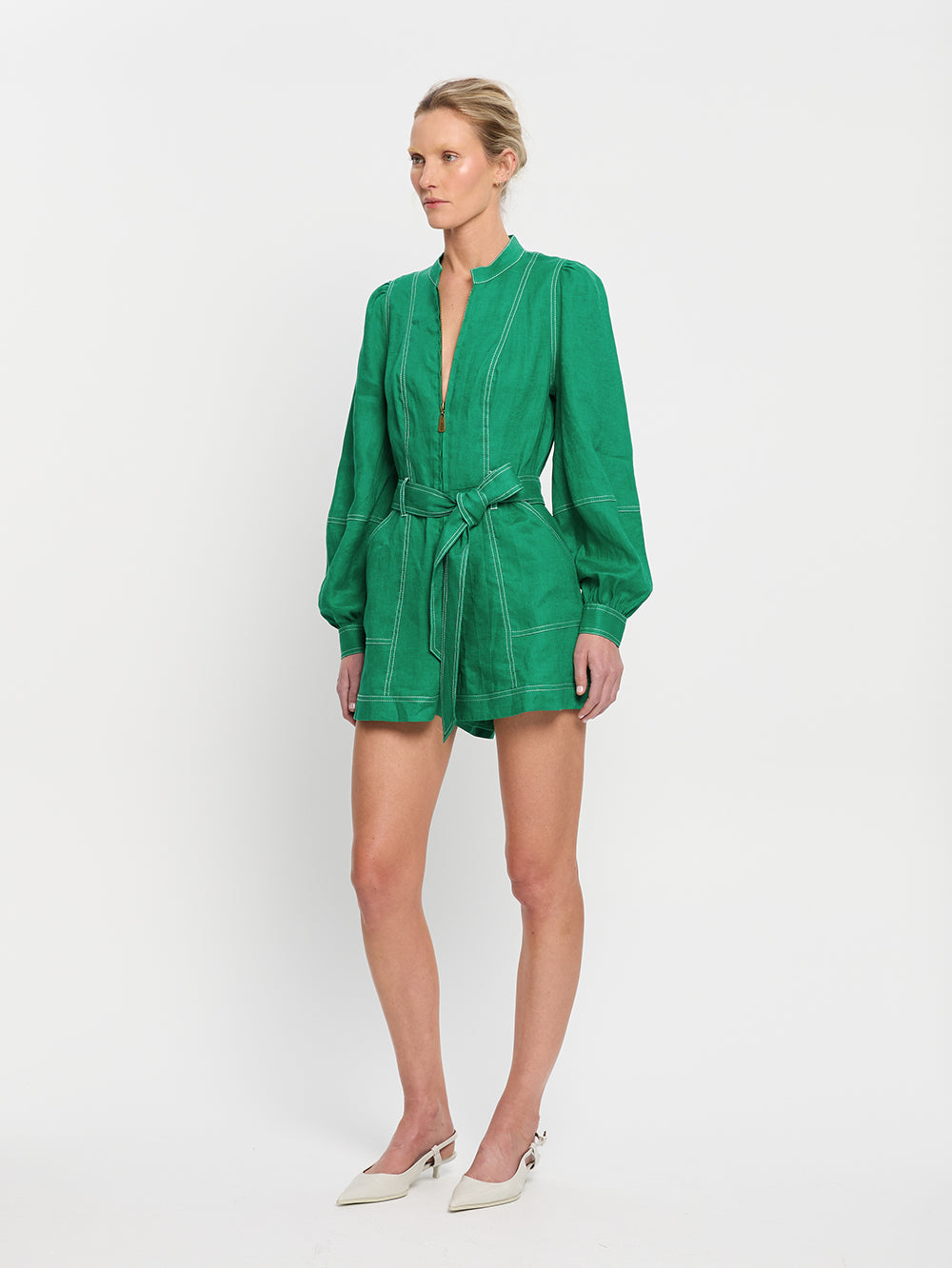 Adira Playsuit - Lime