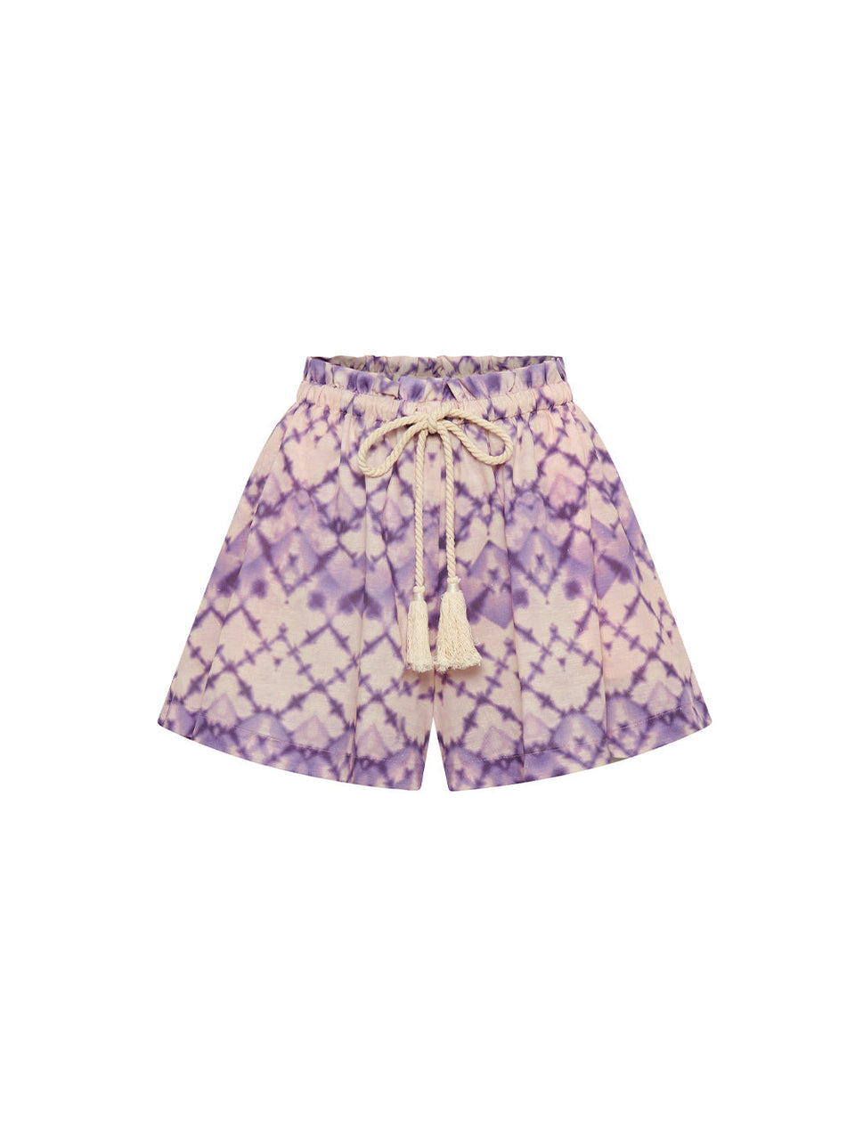 Alice Shorts KIVARI | Purple tie dye shorts
