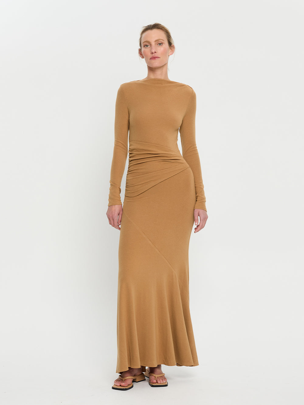 Annika Jersey Maxi Dress Front 02