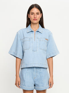 Avery Denim Top