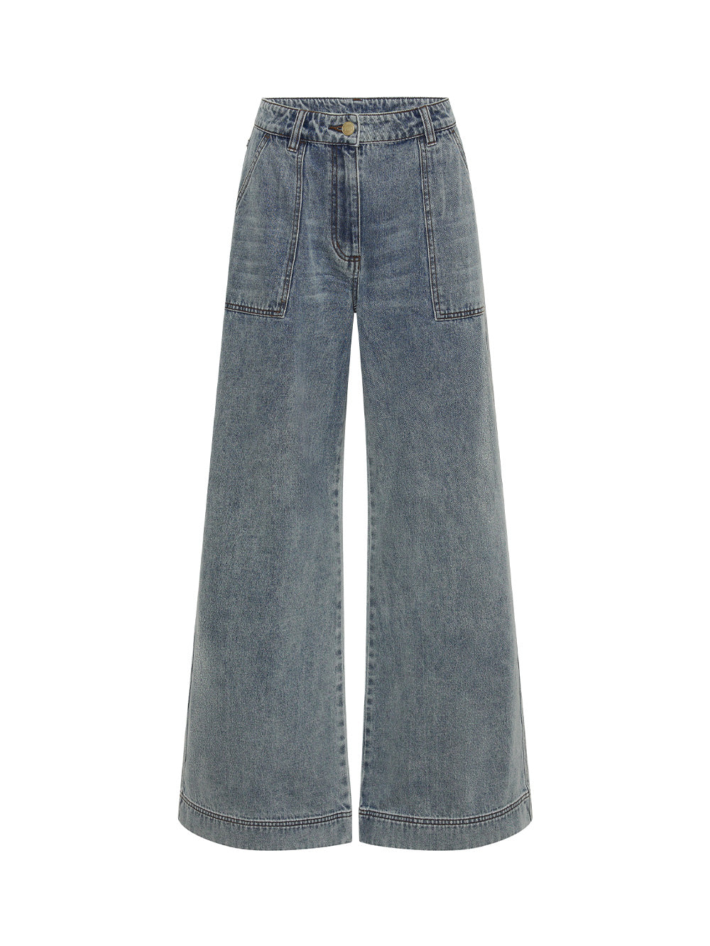 KIVARI Azalia High Waisted Jean | Blue Denim High Waisted Jeans
