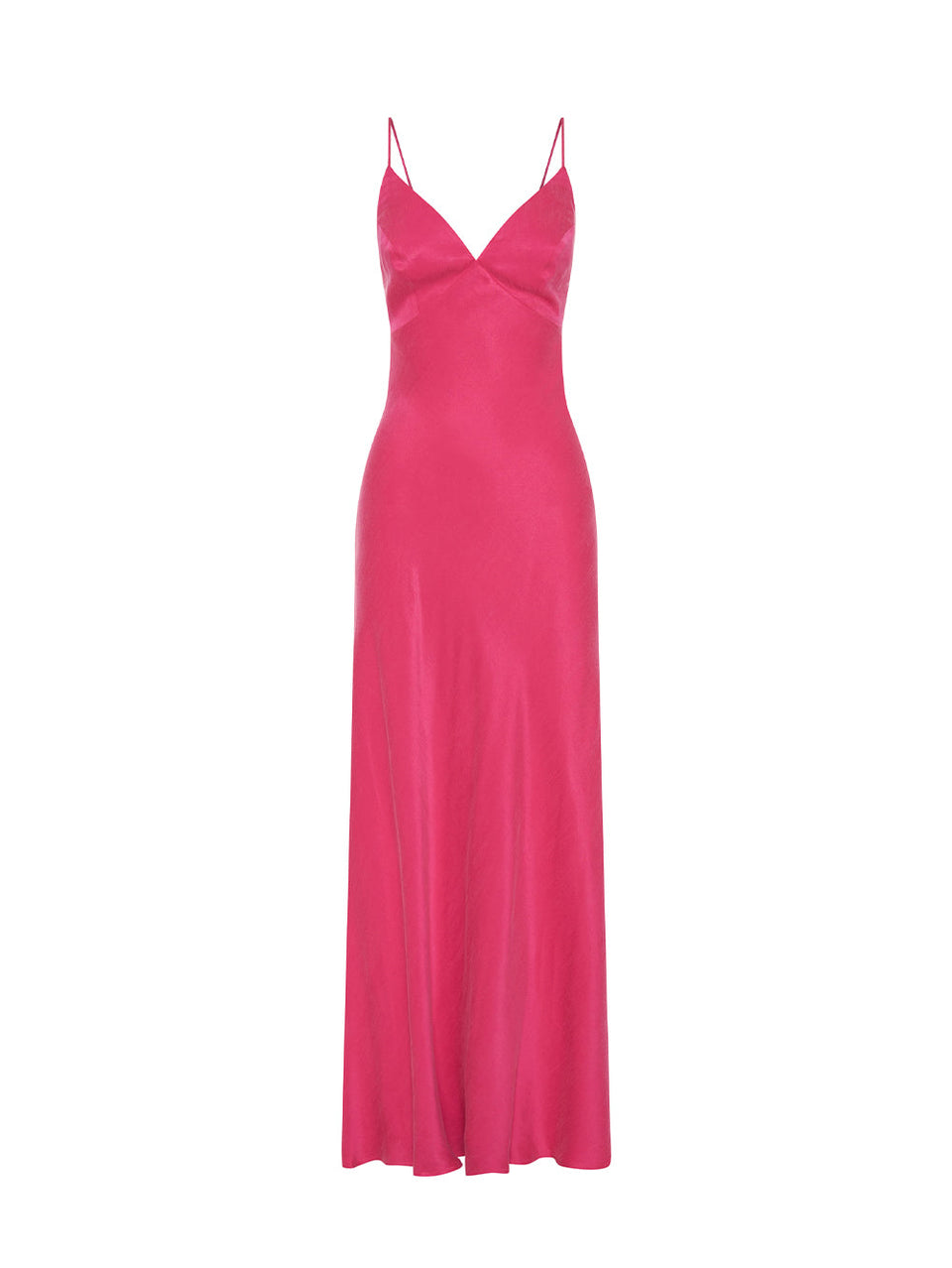 Bianca Slip Dress Pink KIVARI | Hot pink slip dress