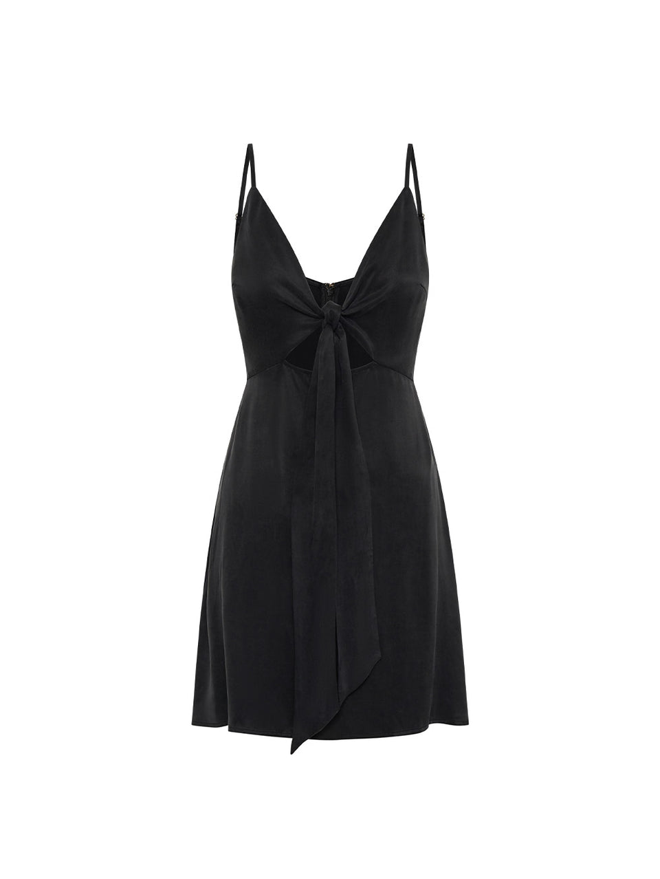 Bianca Tie Front Mini Dress | KIVARI Bianca Tie Front Mini Dress | KIVARI