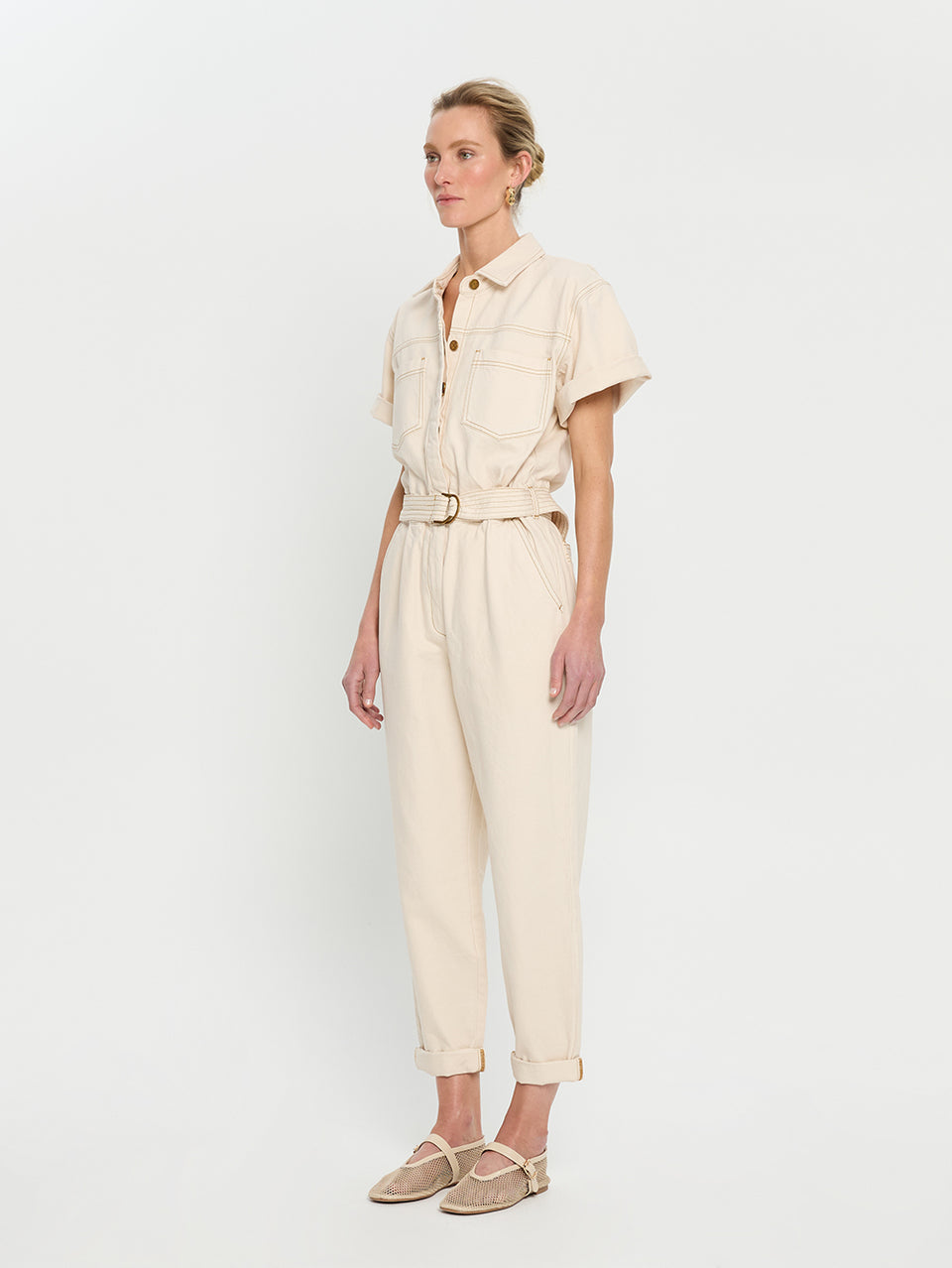 Brae Boilersuit - Cream