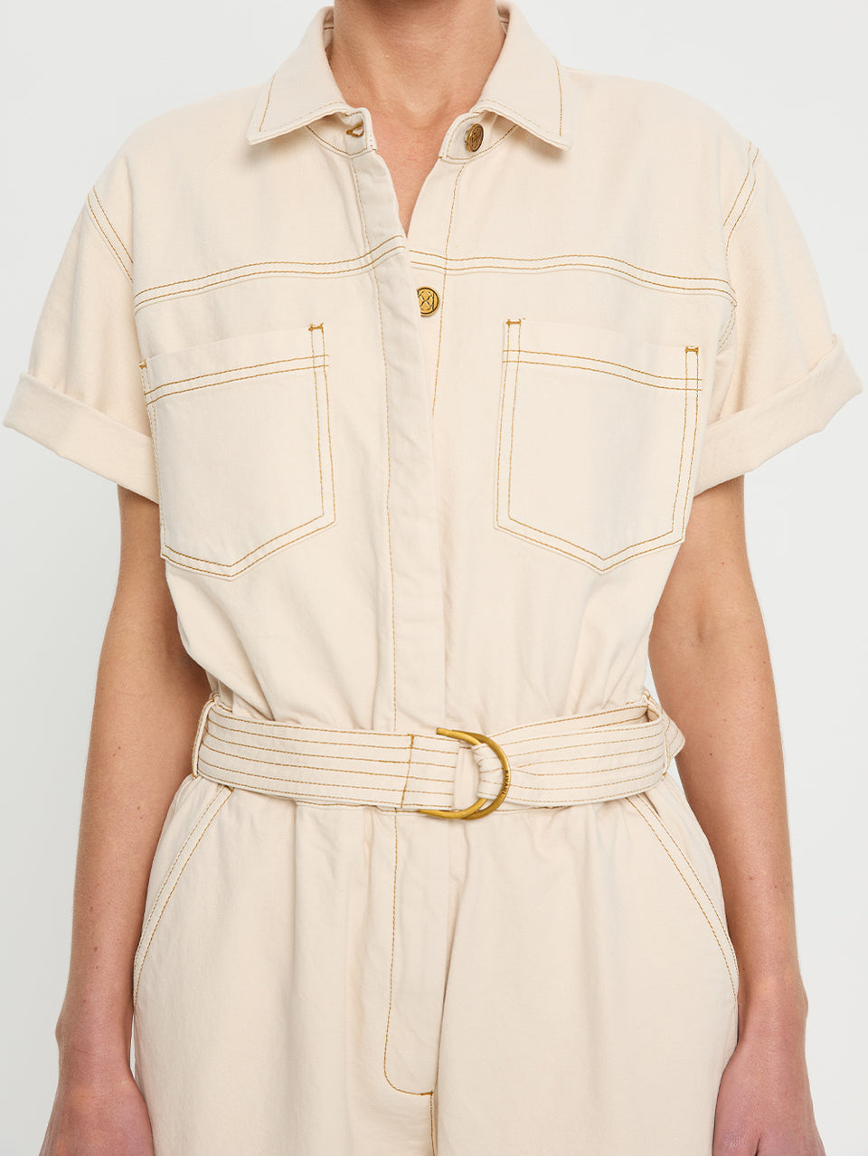 Brae Boilersuit - Cream