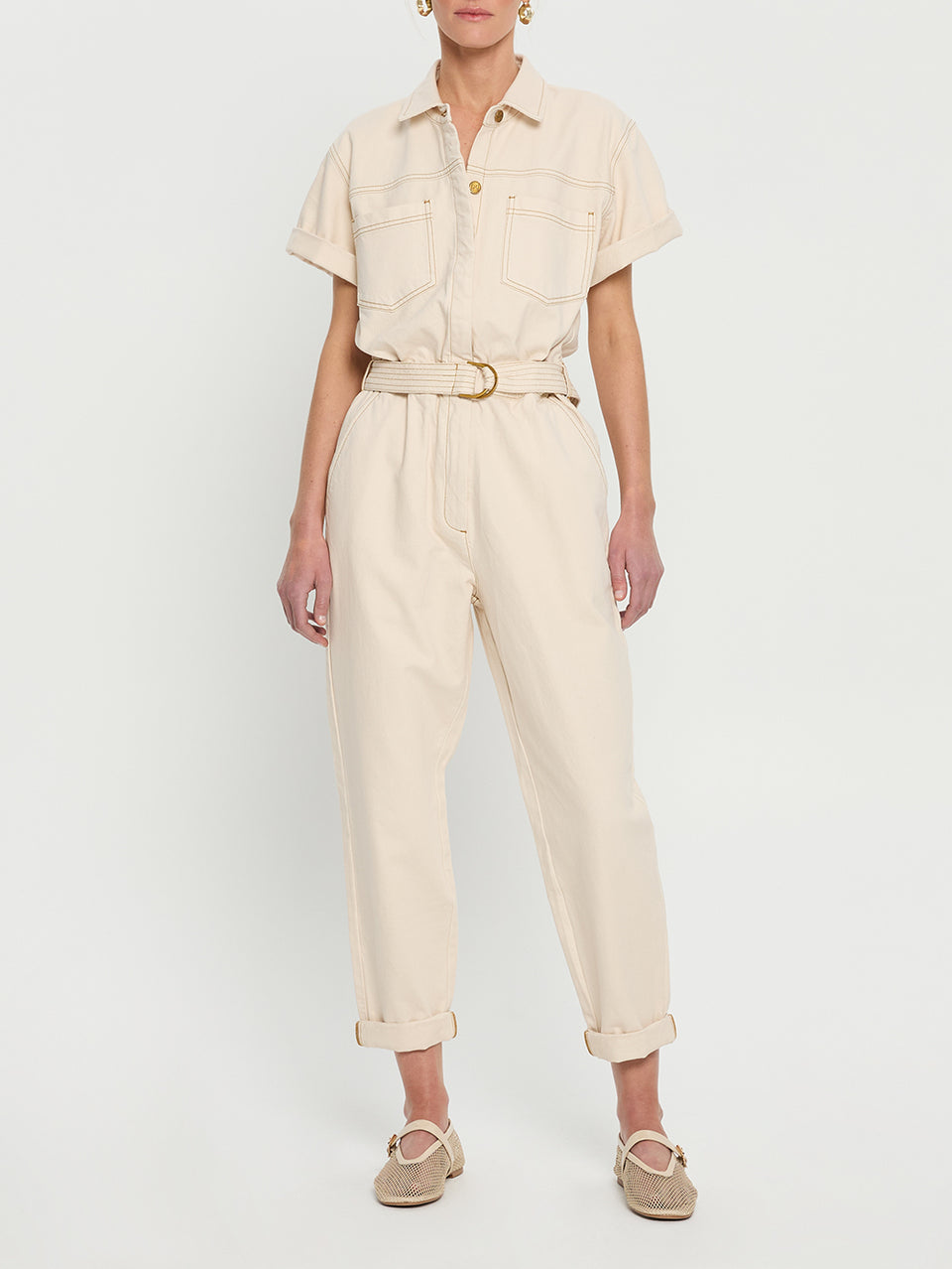 Brae Boilersuit - Cream