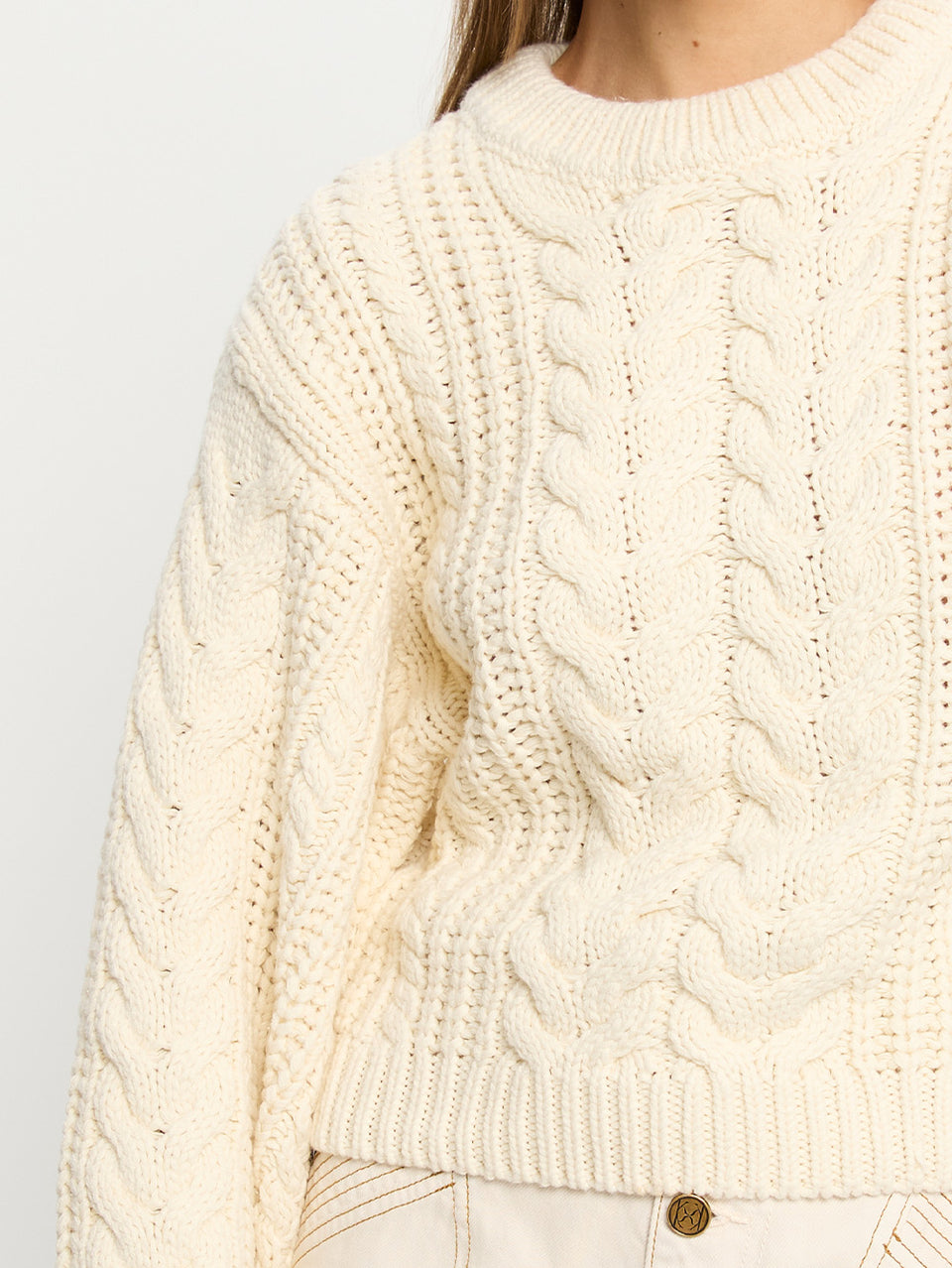 Brielle Knit Cream Detail 04