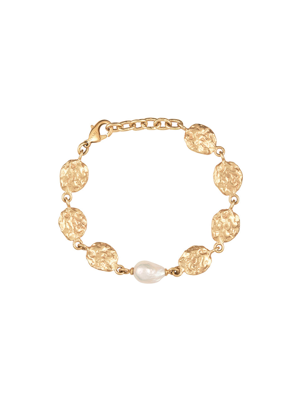 Calypso Pearl Bracelet KIVARI | Gold and pearl bracelet