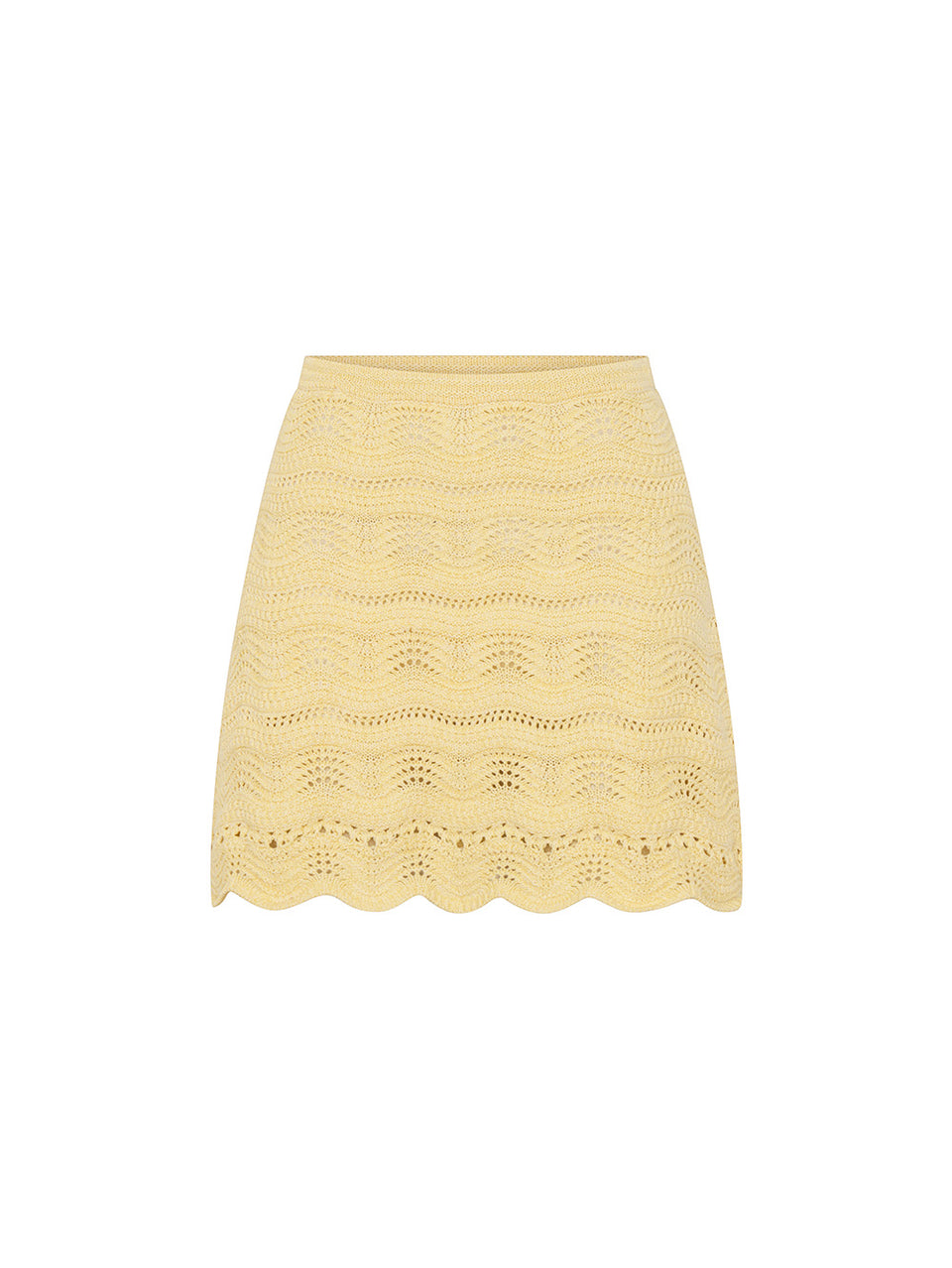 Camille-Mini-Skirt-Butter-GHOST