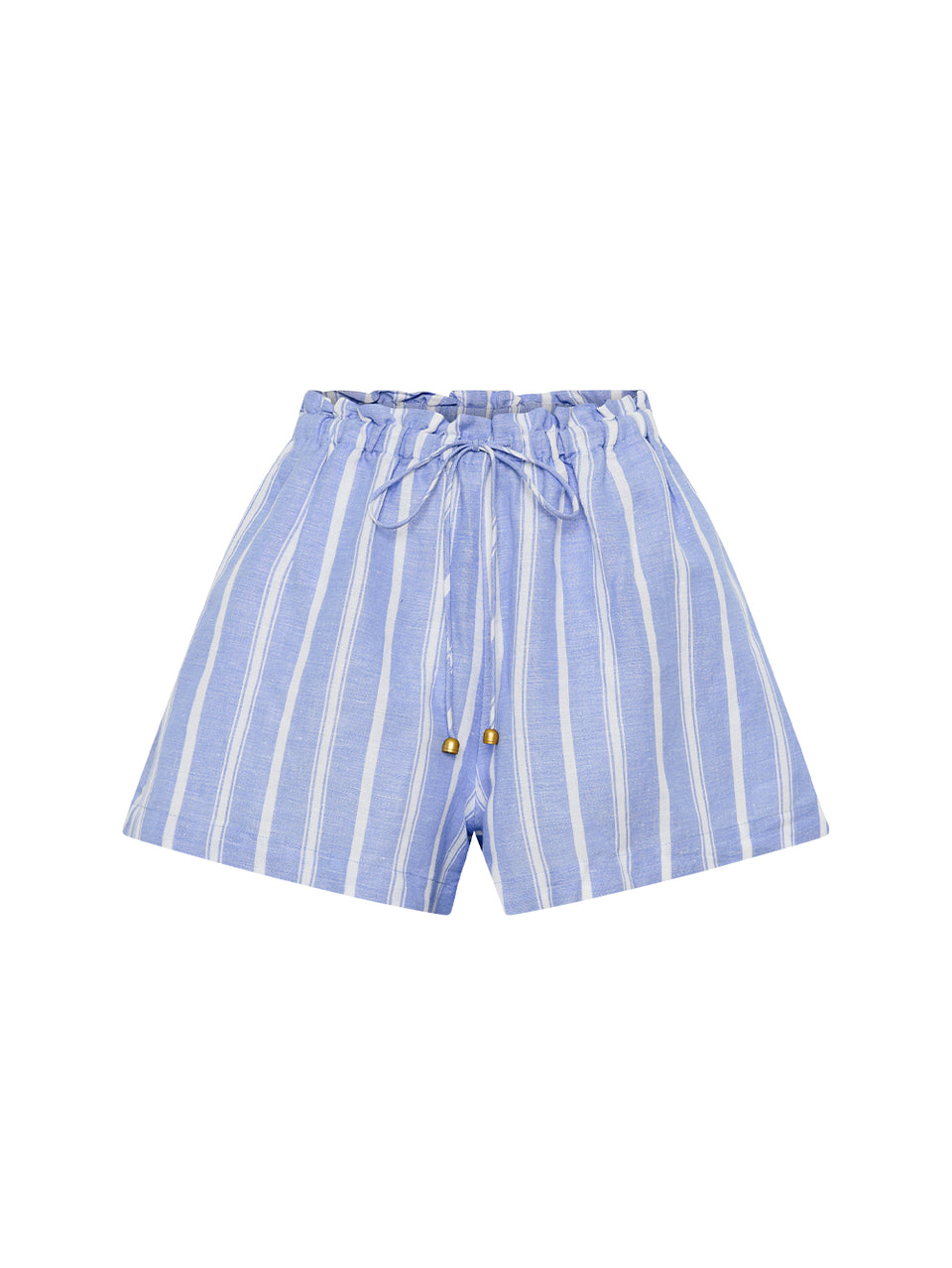 Capri Short KIVARI | Blue and white stripe short