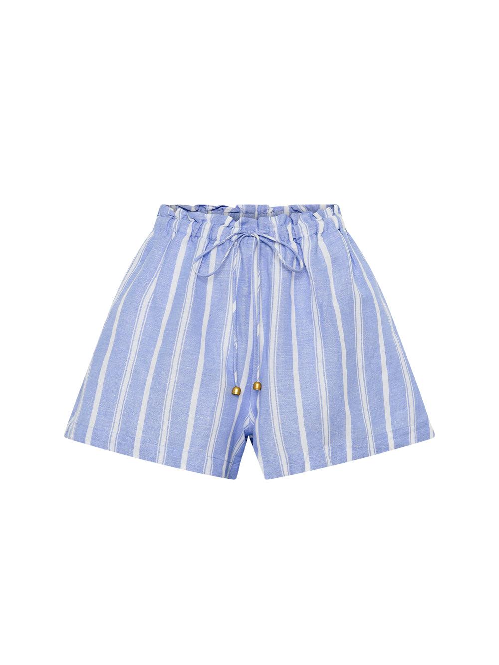 Capri Short KIVARI | Blue and white stripe short