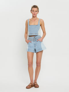 Carla Denim Top