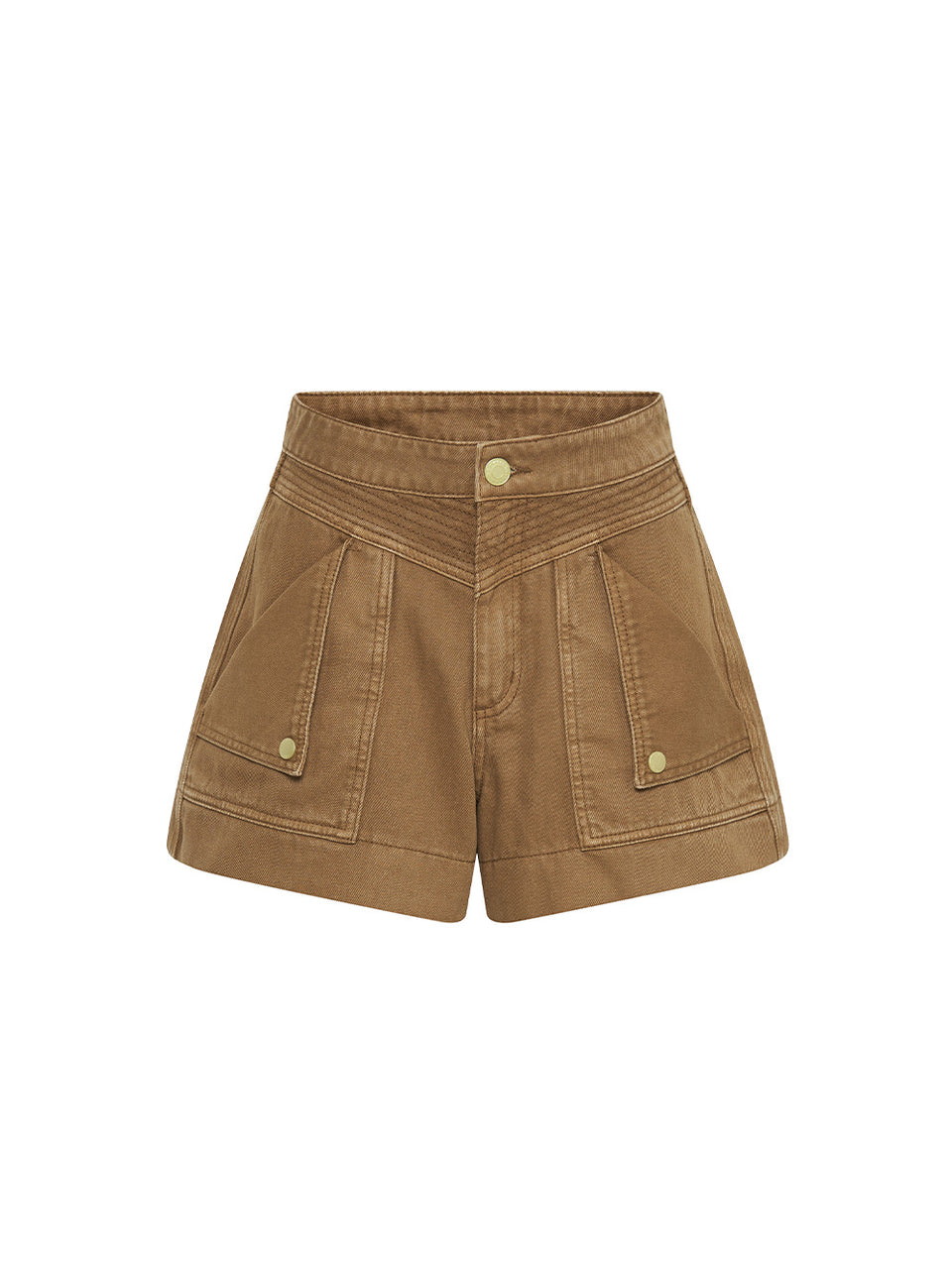 Celene Denim Short - Latte