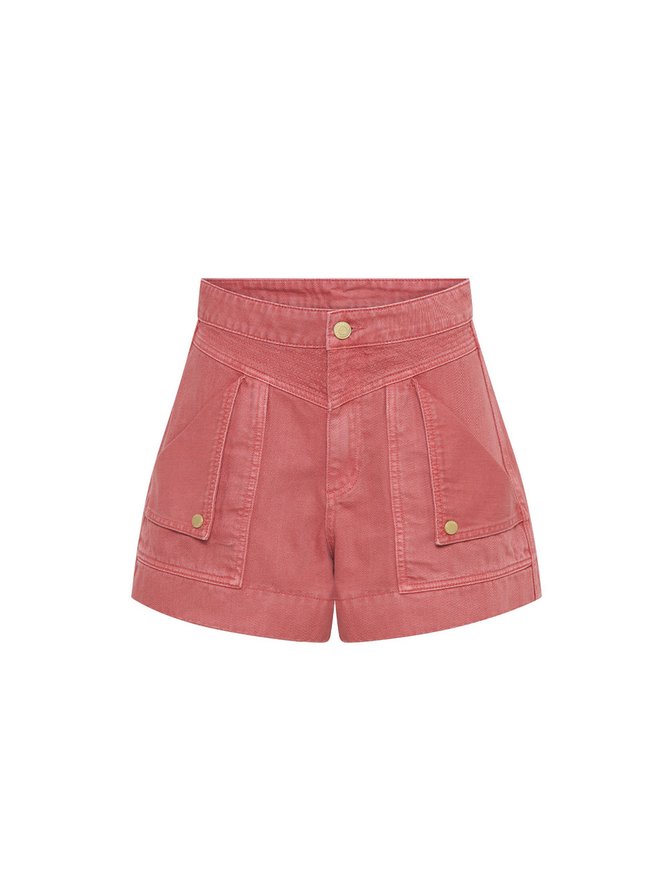 Celene Short KIVARI | Pink denim shorts