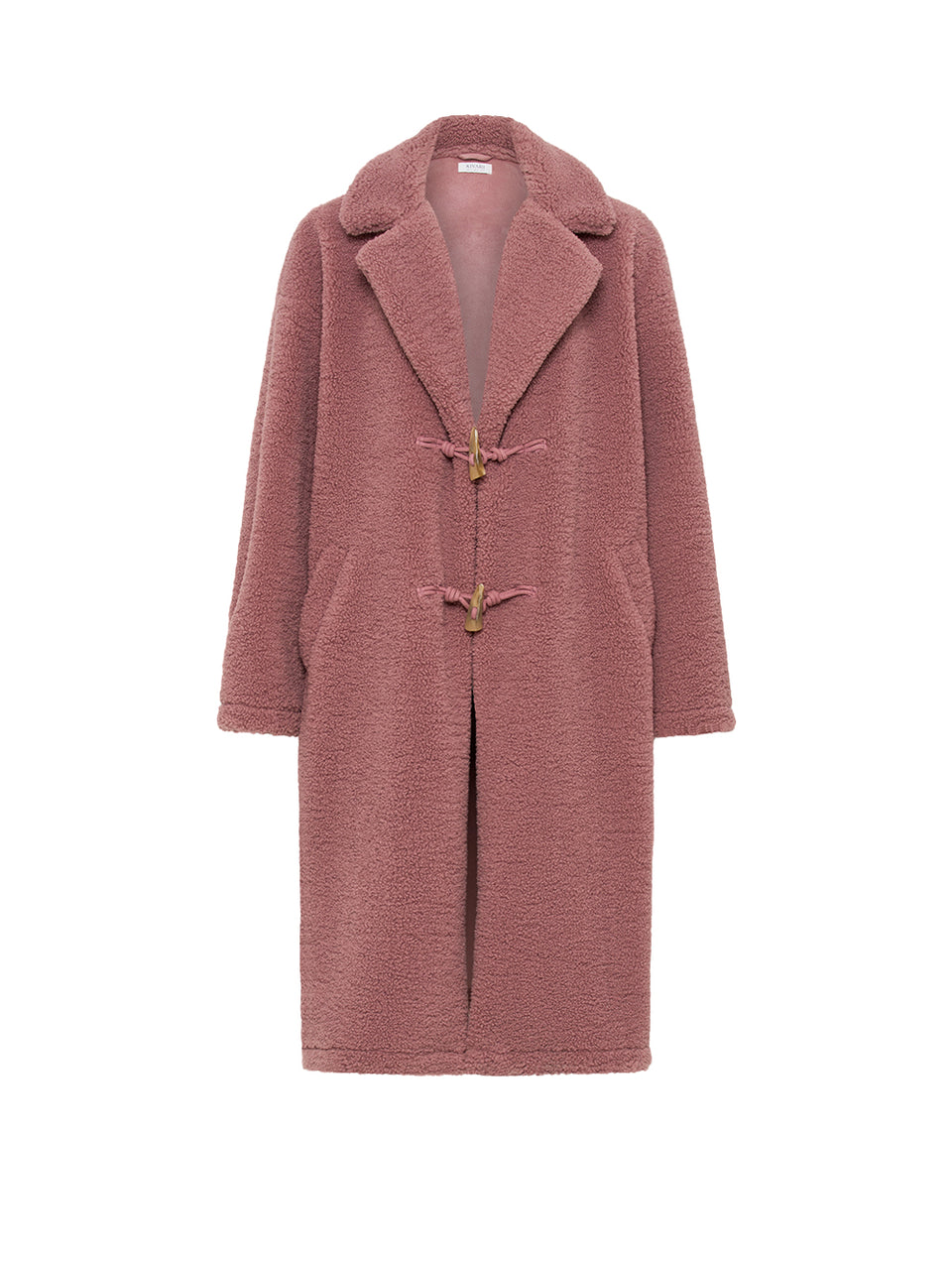 Clara Coat KIVARI | Pink fluffy coat 
