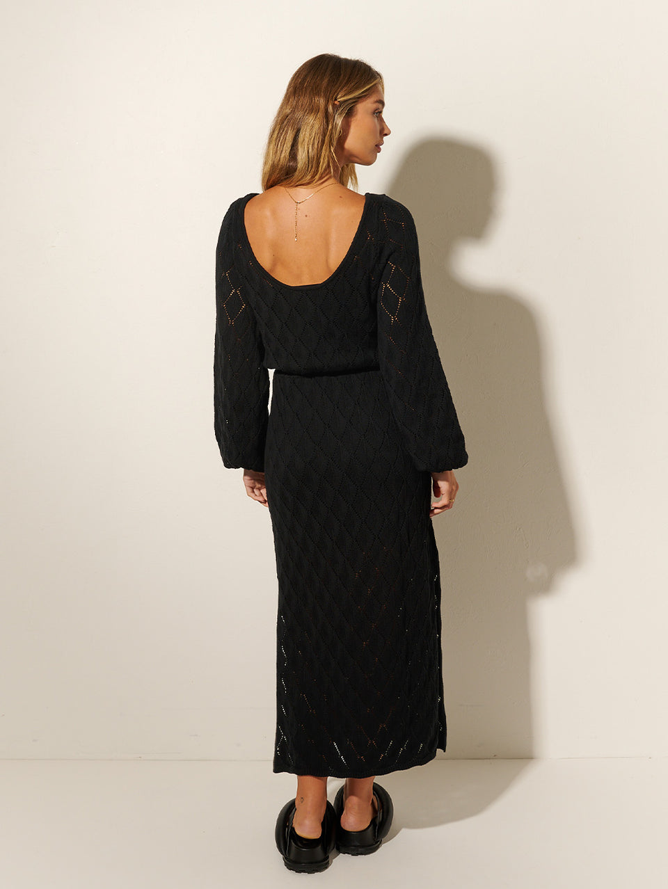 Claudia Knit Dress - Black