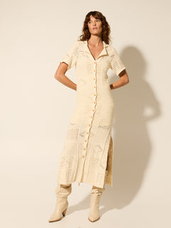 Clementine Collared Midi Dress