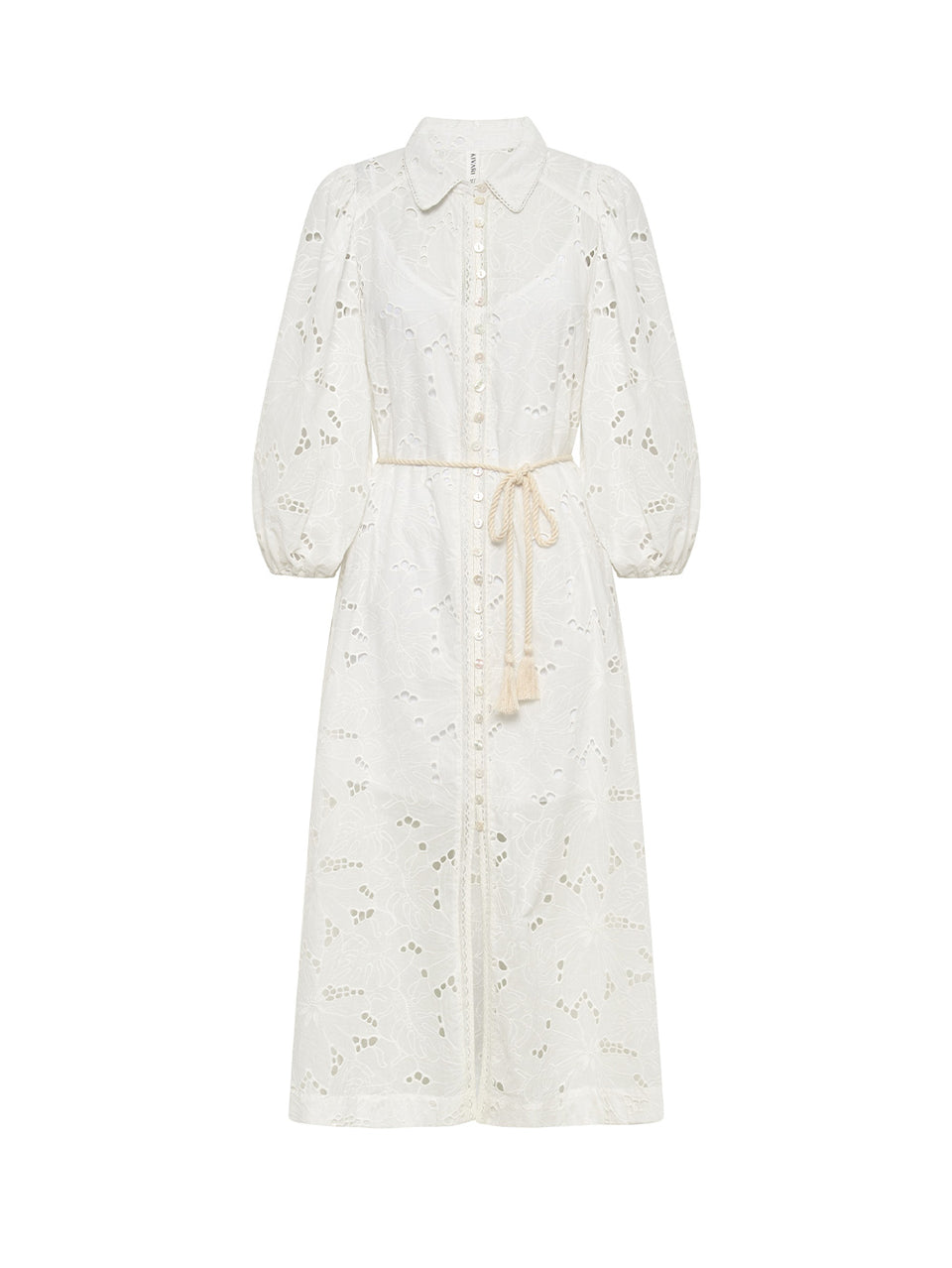 KIVARI Corfu Midi Dress | White Midi Dress