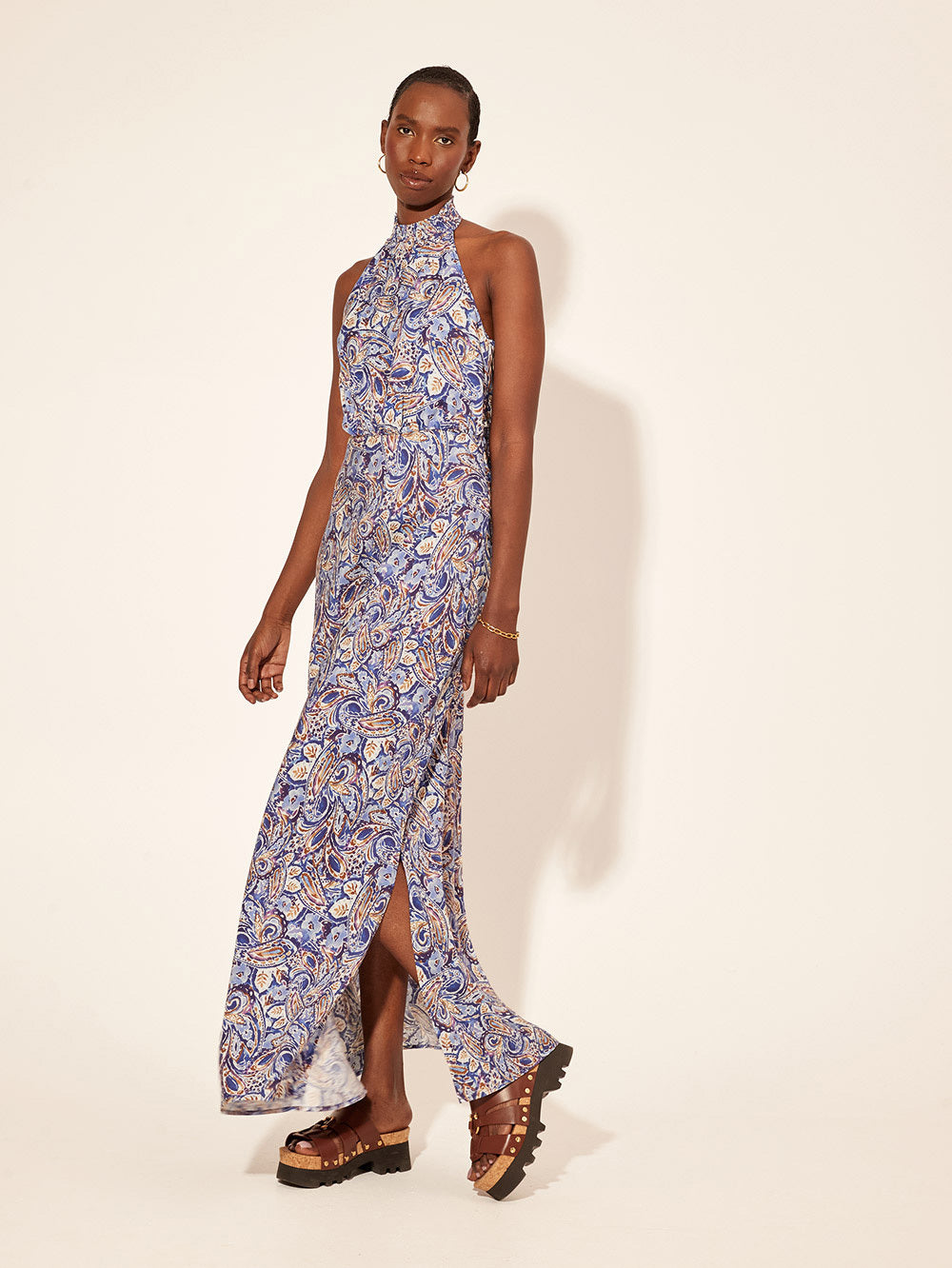 Dakota Halter Maxi Dress KIVARI