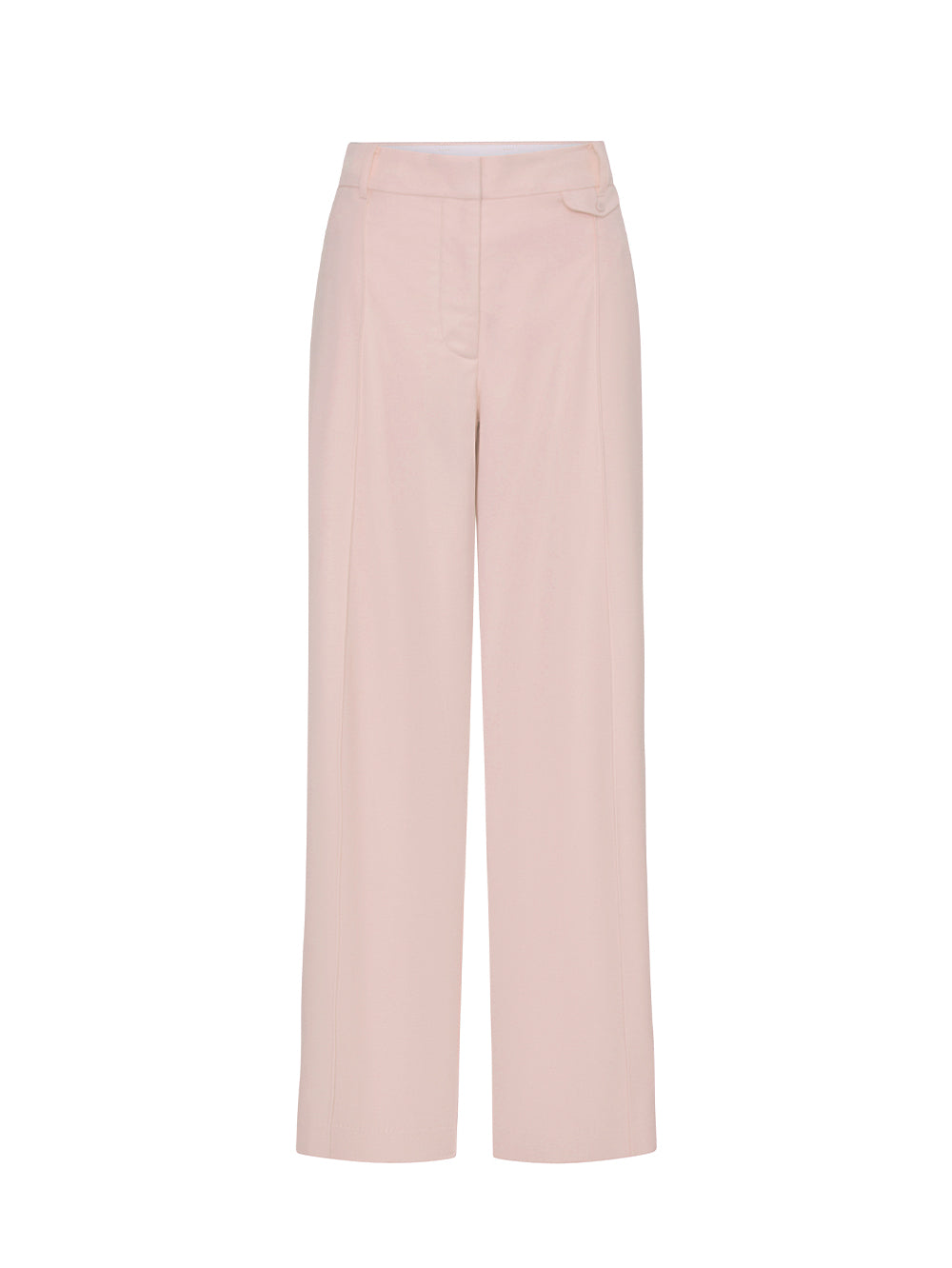 Light pink pants on a white background