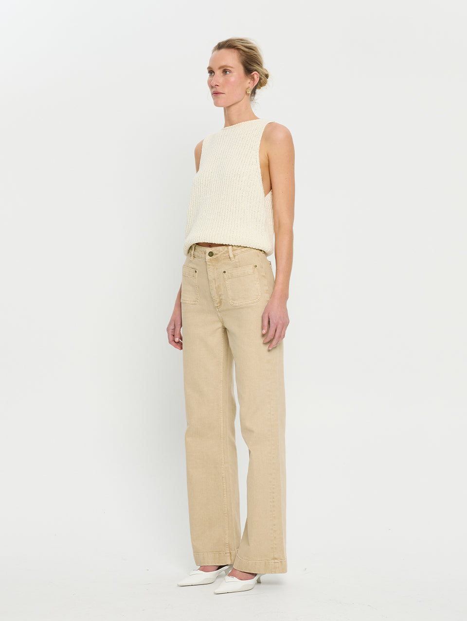 Ivy Knit Cami - Ivory