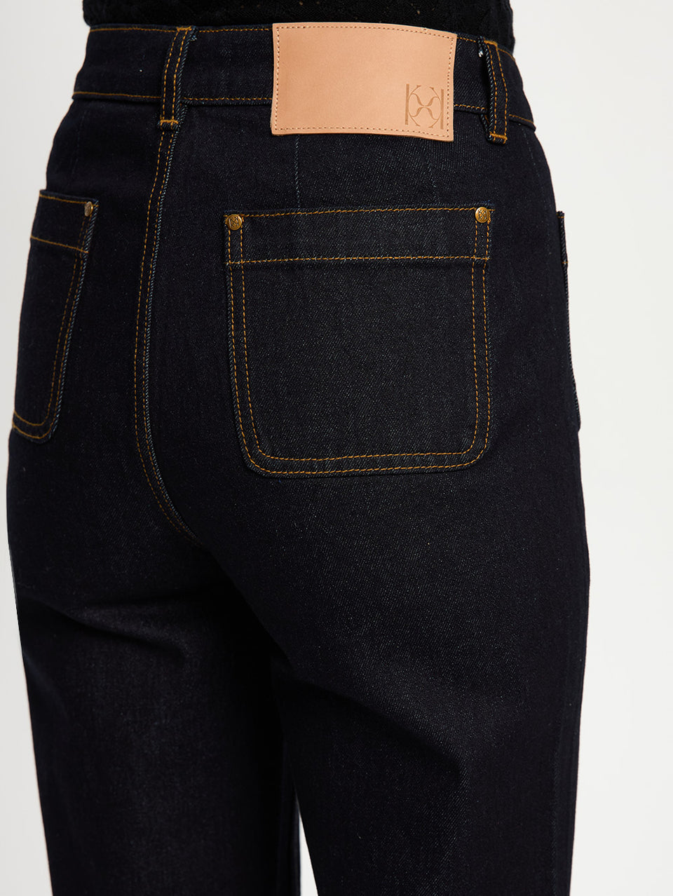 Dominique Jean - Raw Indigo | Navy Denim Jean - KIVARI