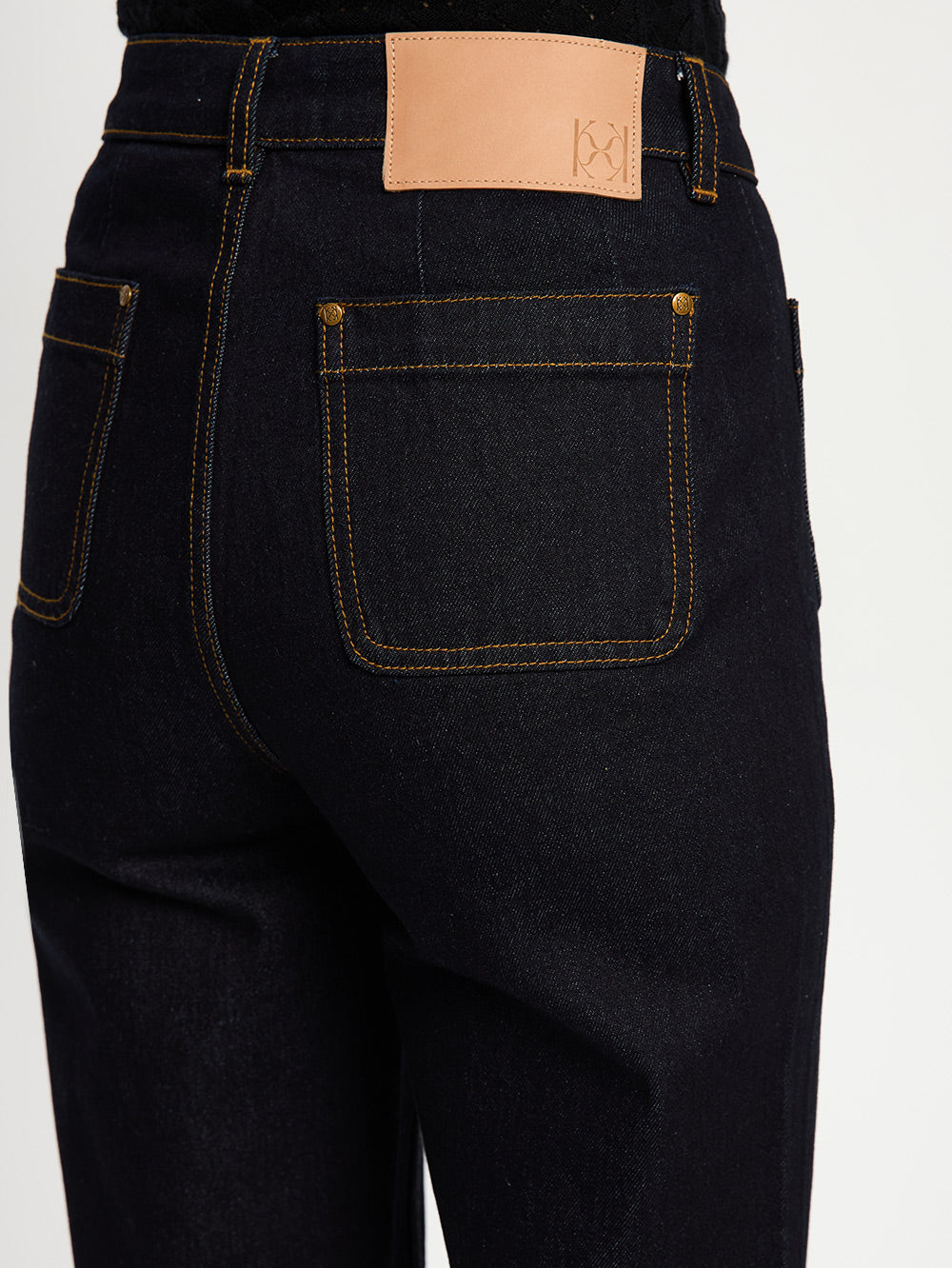 Dominique Jean - Raw Indigo | Navy Denim Jean - KIVARI