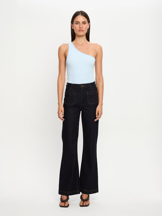 Dominique Jean - Raw Indigo | Navy Denim Jean - KIVARI