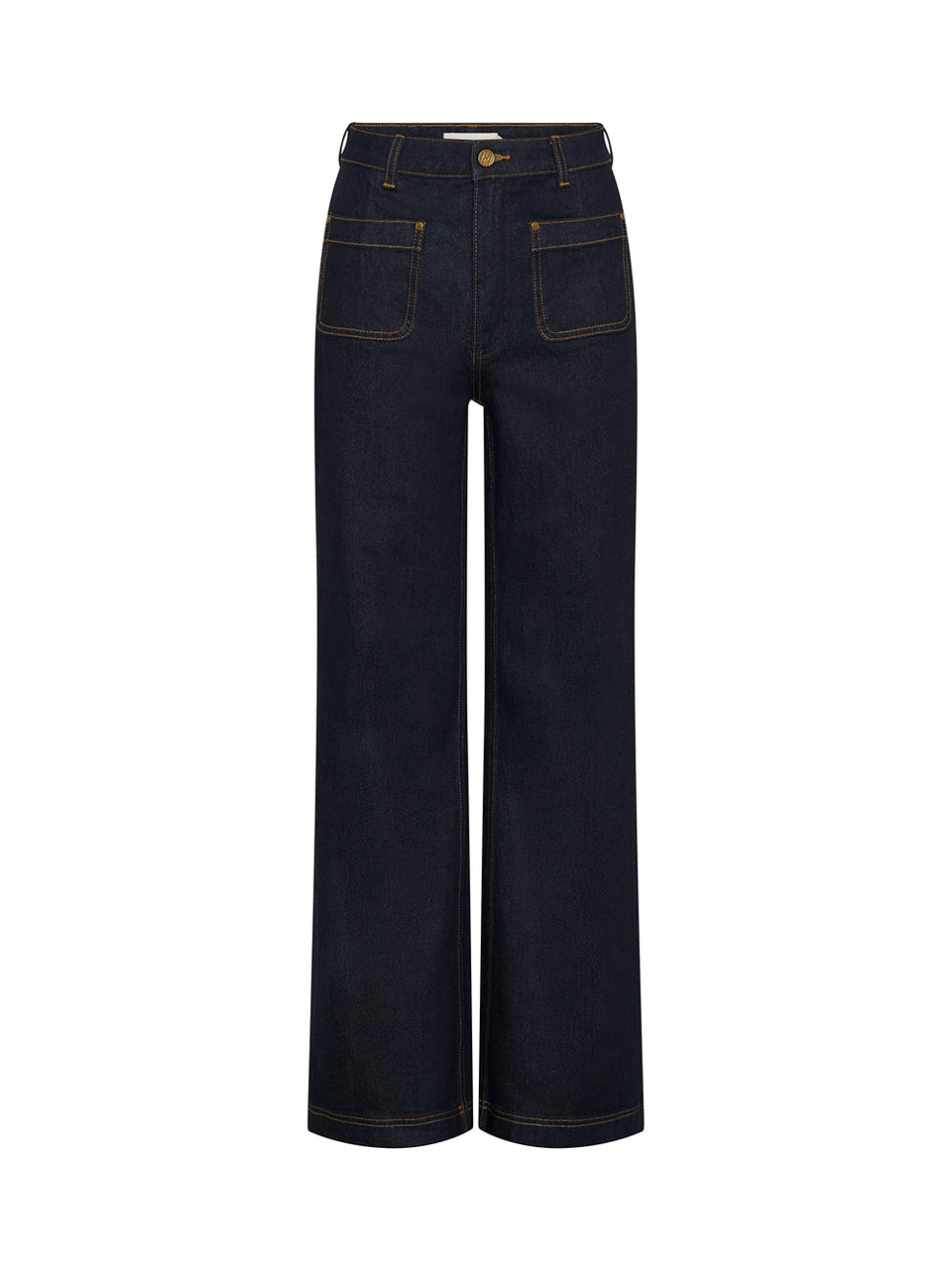 Dominique Jean - Raw Indigo | Navy Denim Jean - KIVARI
