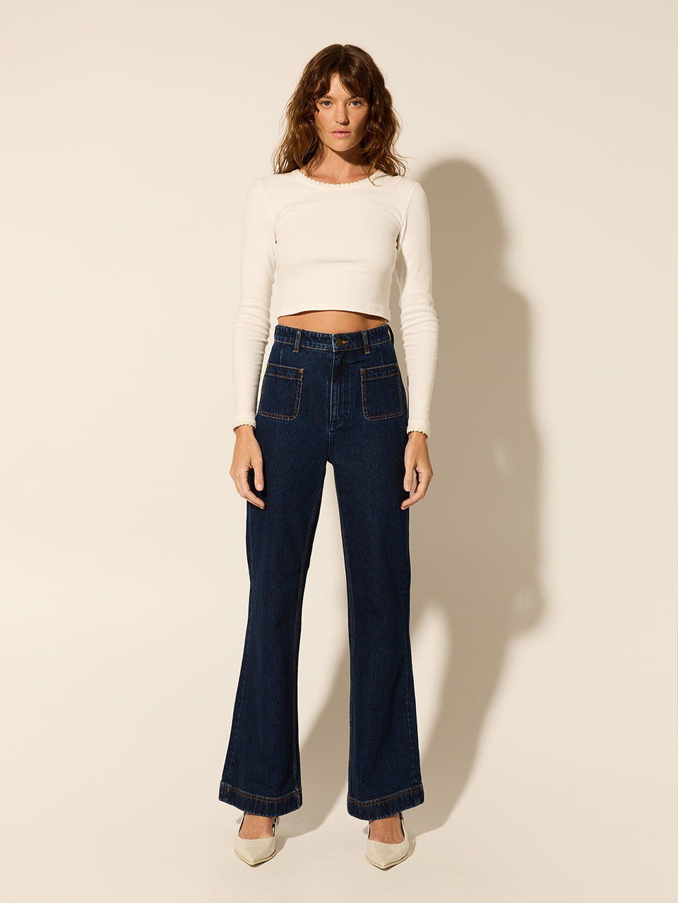 Dominique Jean KIVARI | Model wears denim jean